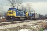 Eastbound vehicle train